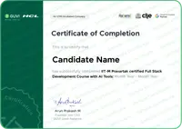 Sample Certificate
