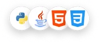 Tech stack Python, Java, HTML5 and CSS3