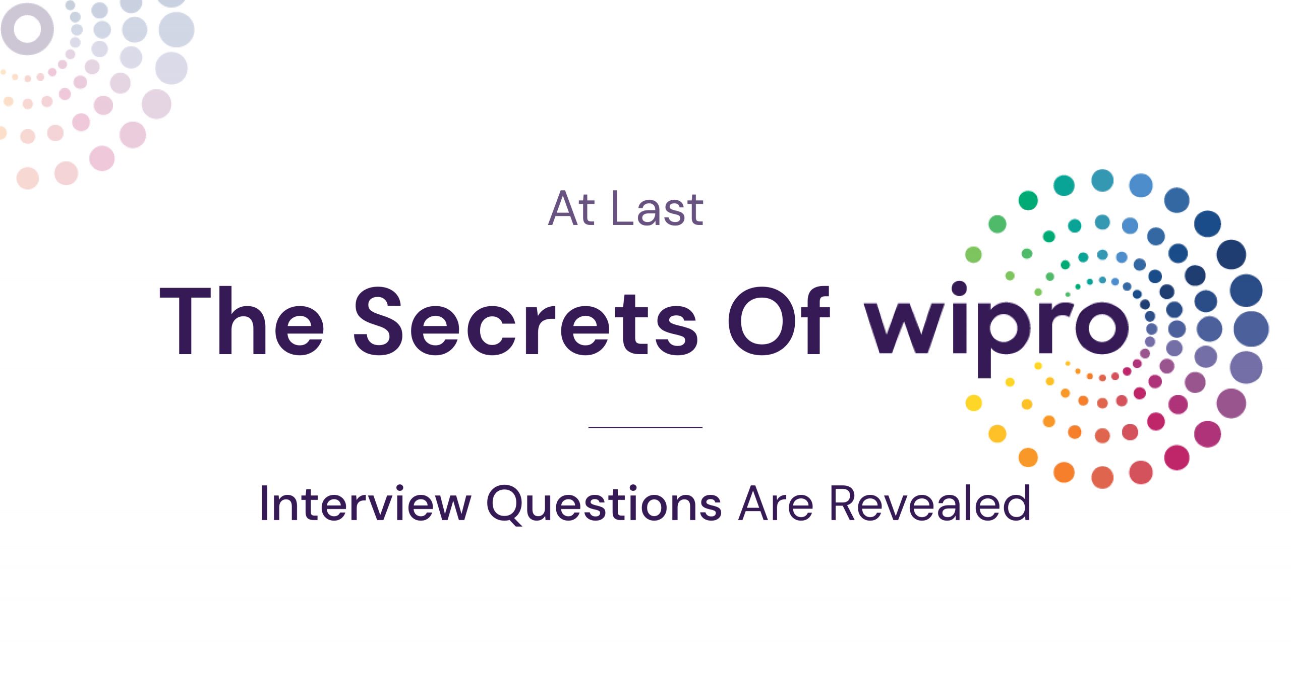 Wipro interview questions & answers