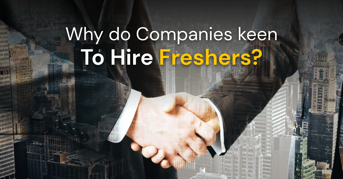 Why companies keen to hire freshers?