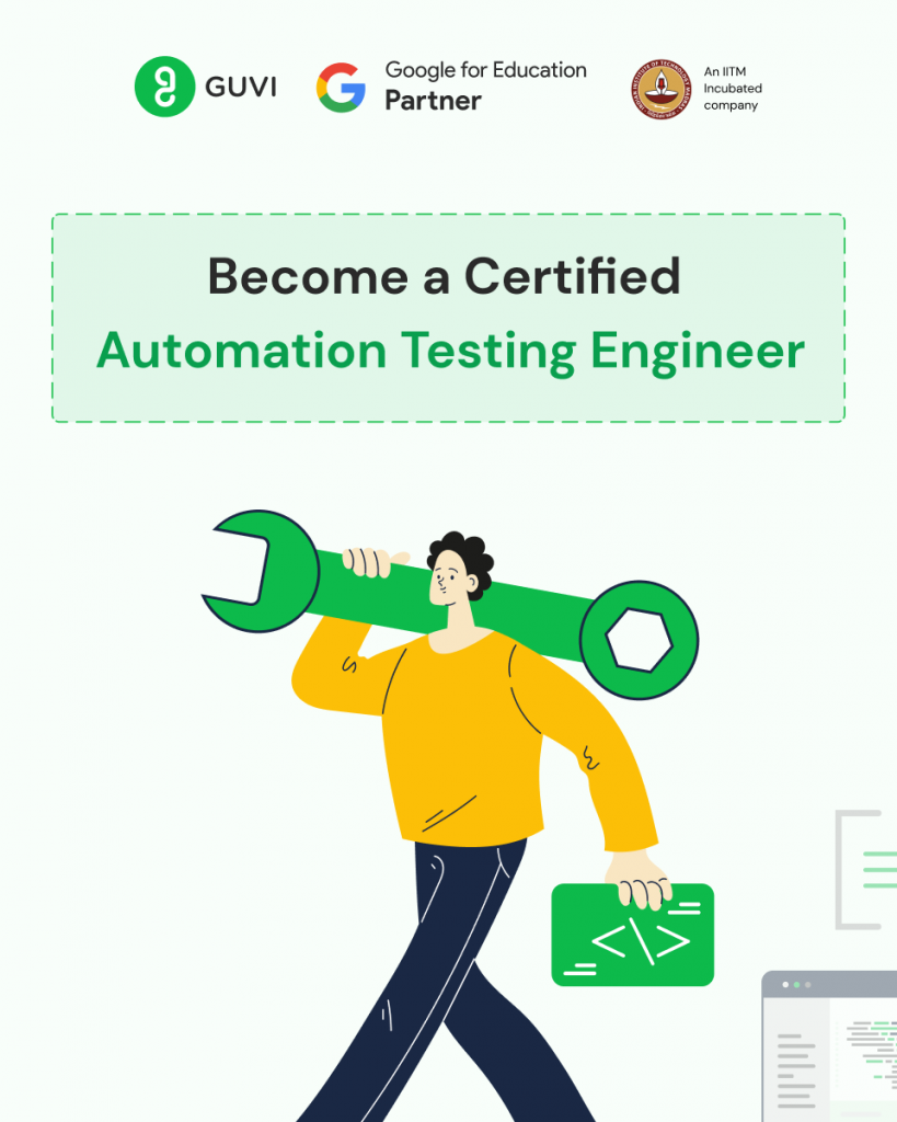 Automation testing engineer