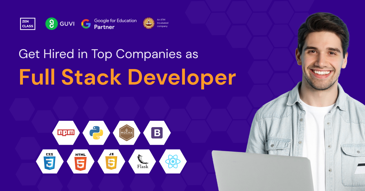 full stack developer banner