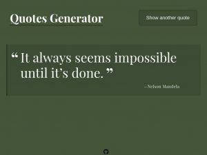 Quotes Generator