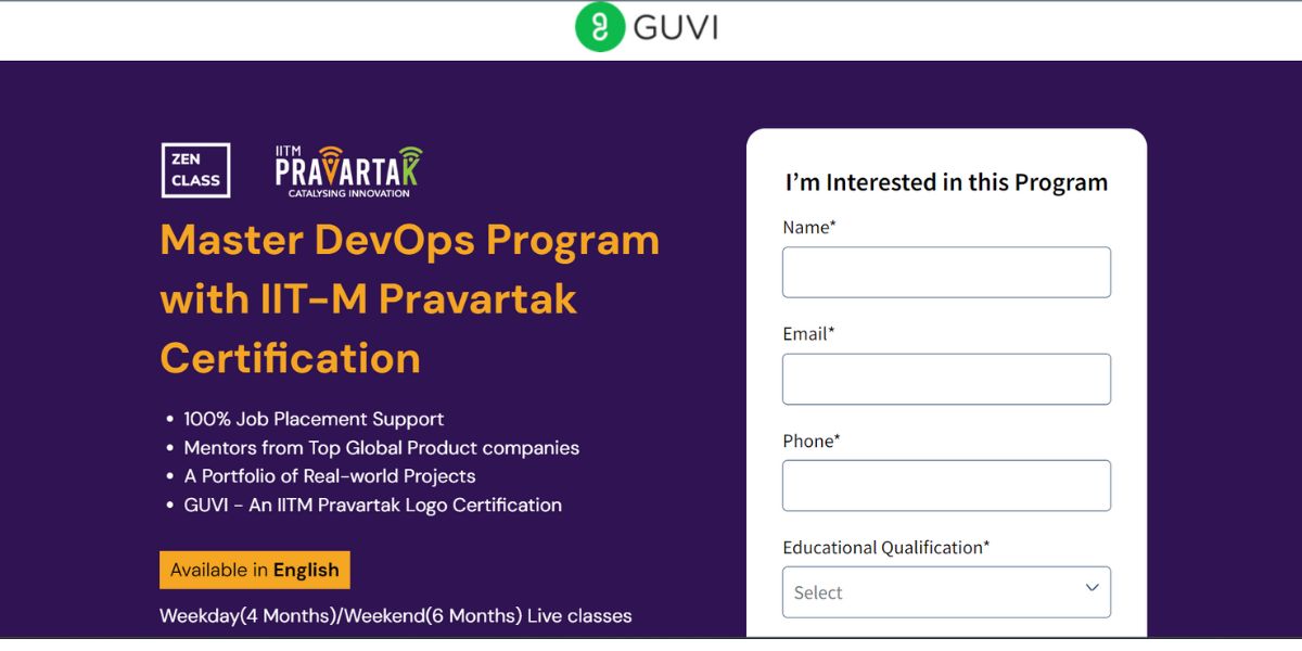 GUVI Zen Class - DevOps Bootcamp