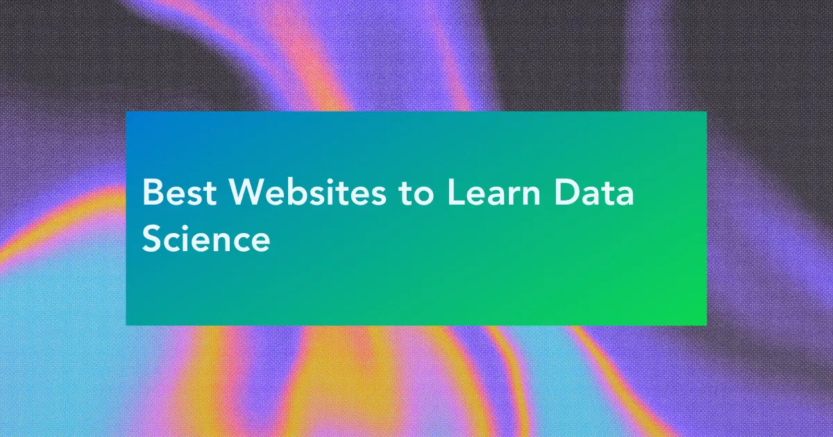 feature image-Best Websites to Learn Data Science