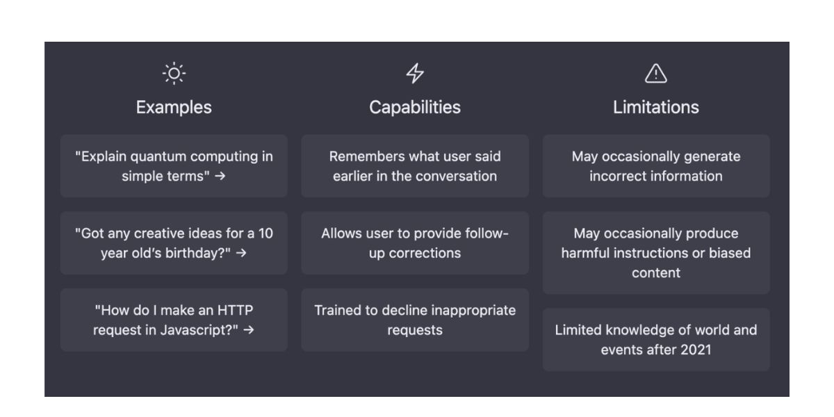 ChatGPT instructions
