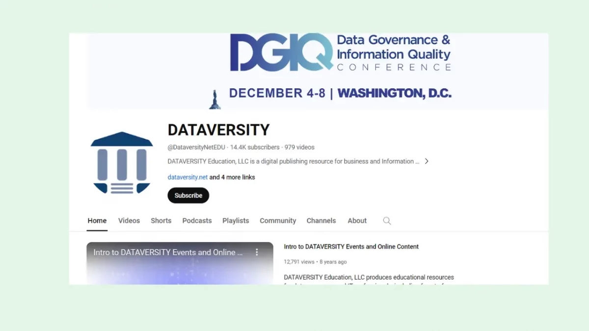 Data Governance and Quality in Data Engineering Webinar web page