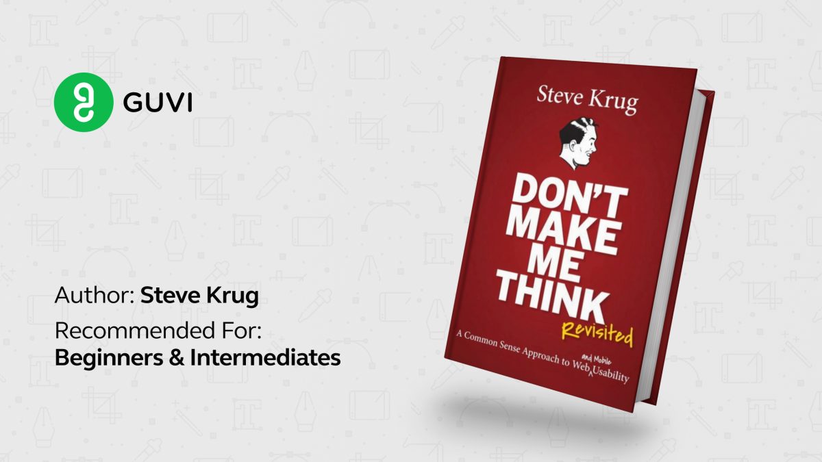 best books to learn UI/UX Design - Don't make me think
