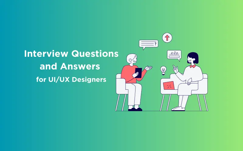 Feature image - Interview Questions and Answers for UIUX Designers