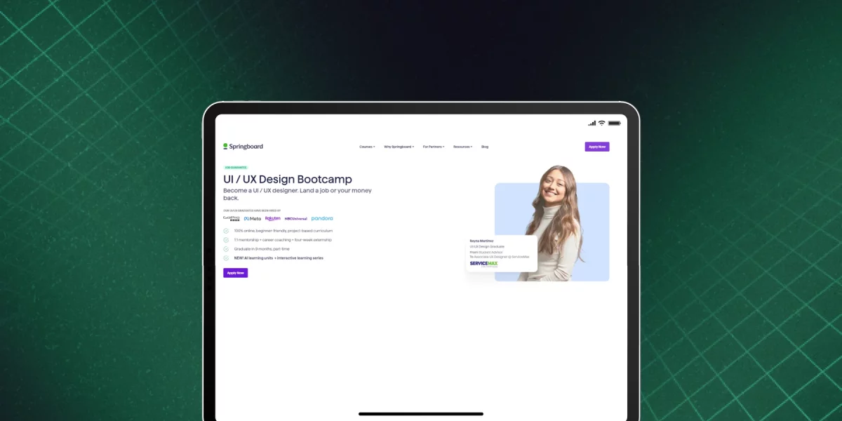 Springboard UI UX design courses
