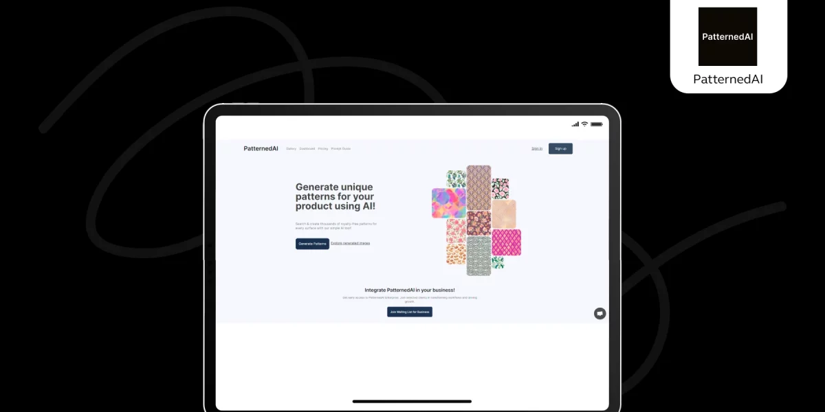 PatternedAI UI UX tool