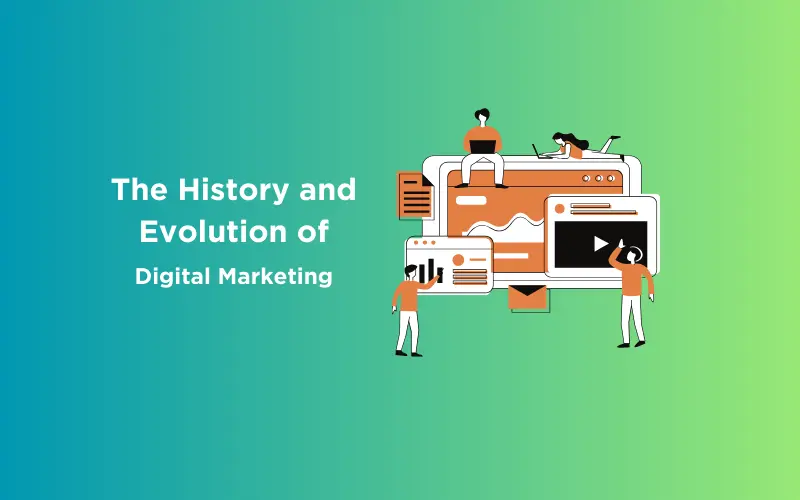 Feature image - The History and Evolution of Digital Marketing