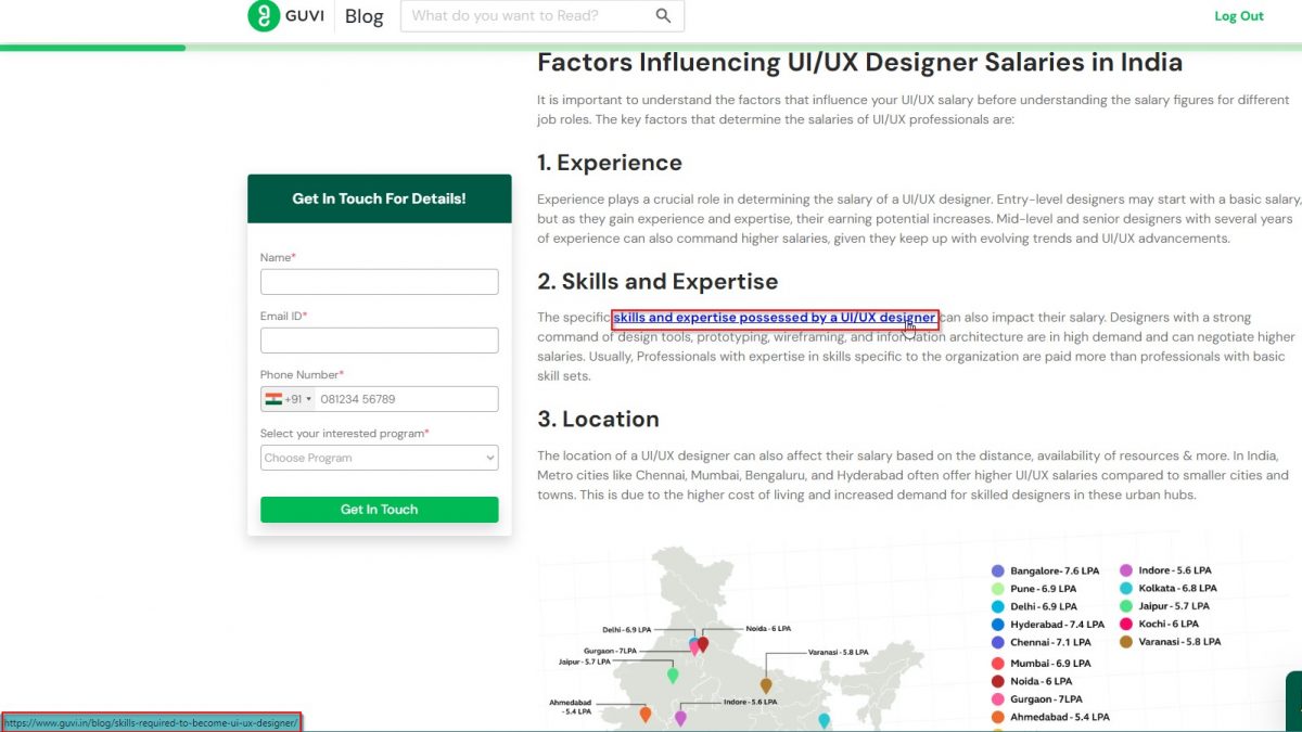 Using internal links for high SEO ranking