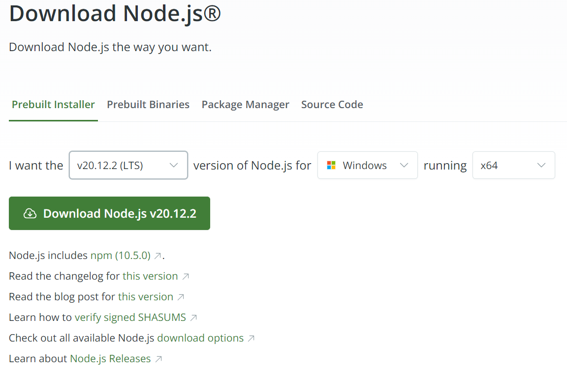 How to Install Nodejs on Windows? : A Step-by-Step Guide 3 download nodejs