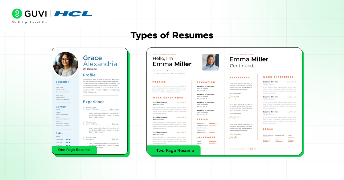 How to Build a Winning UI/UX Designer Resume 3 Types of Resume