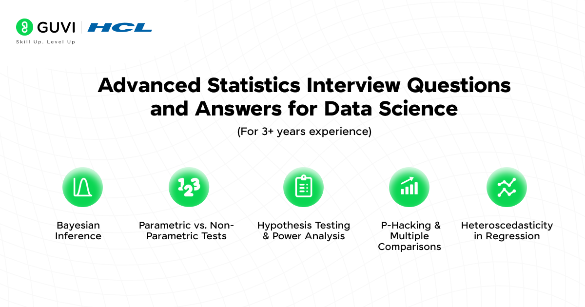 Advanced Statistics Interview Questions and Answers for Data