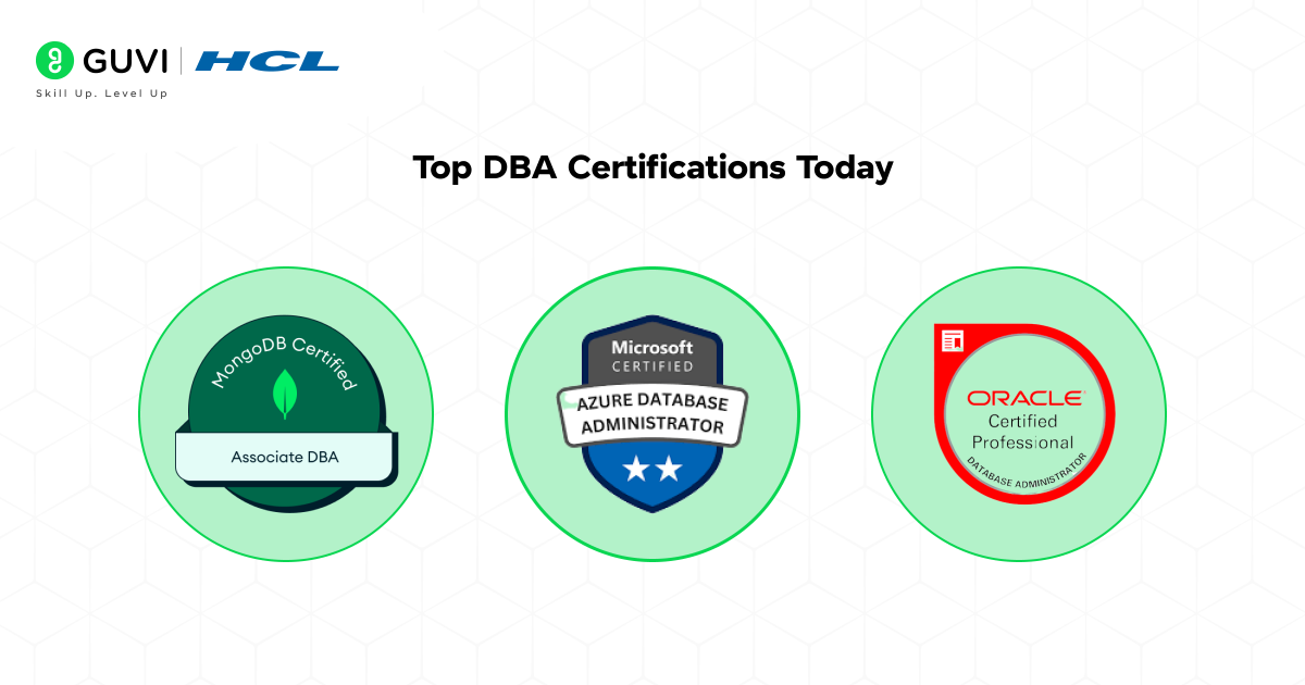 Top DBA Certifications Today