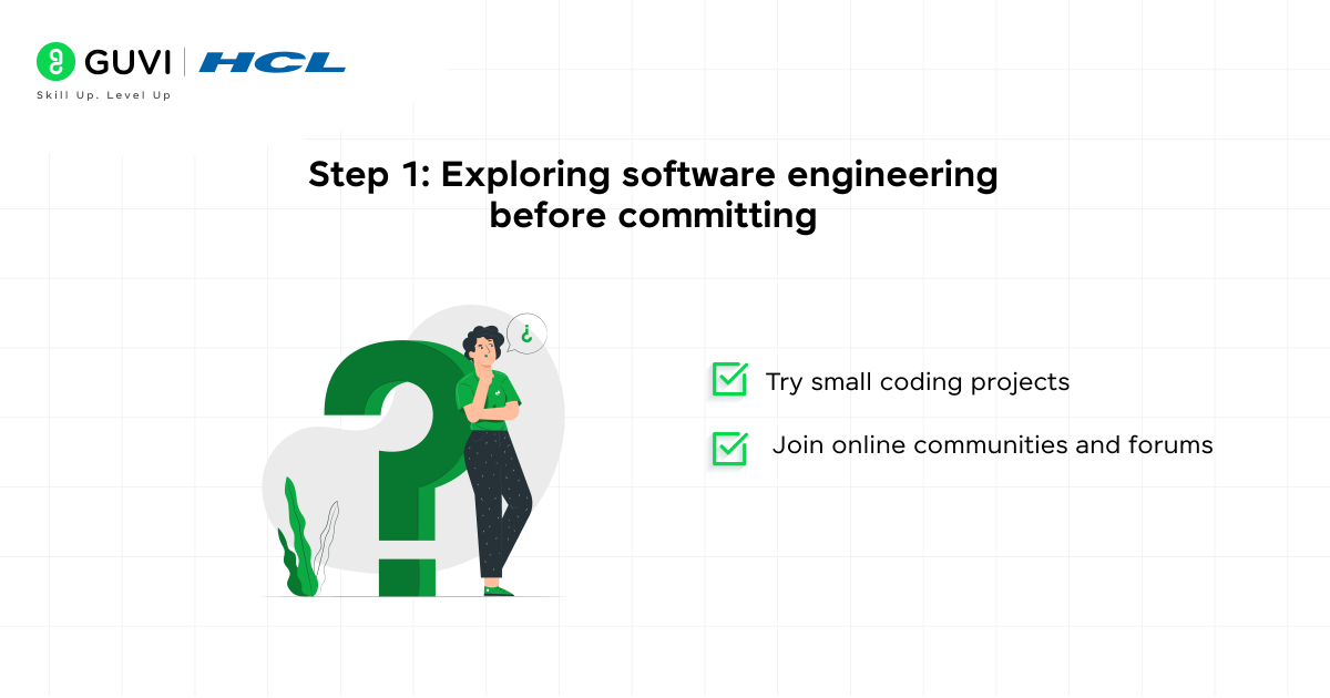 Step 1 Exploring software engineering before committing@2x