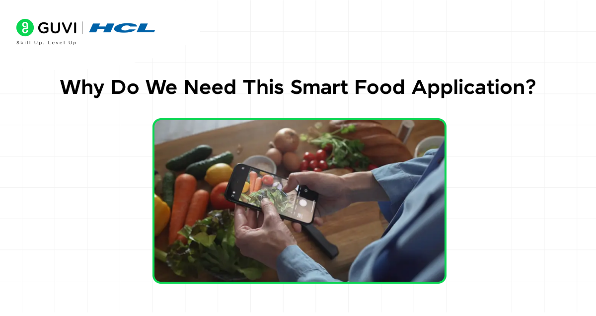 Why Do We Need This Smart Food Application?