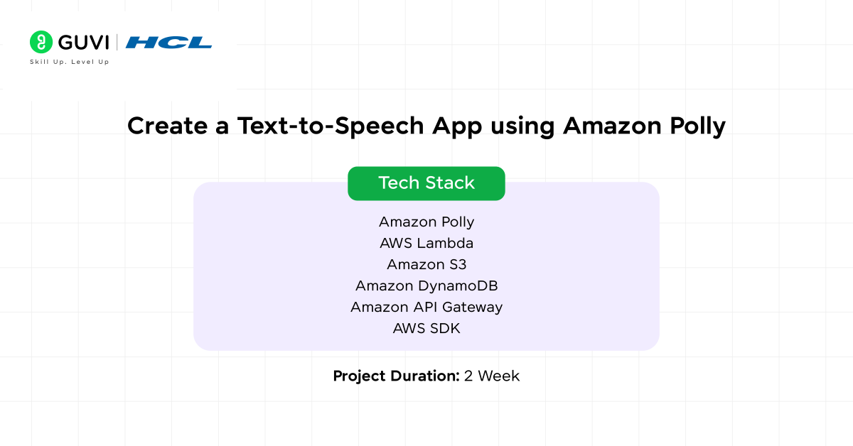 Create a Text to Speech App using Amazon Polly