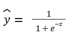 The sigmoid squashes the value into a range between 0 and 1, turning it into a probability