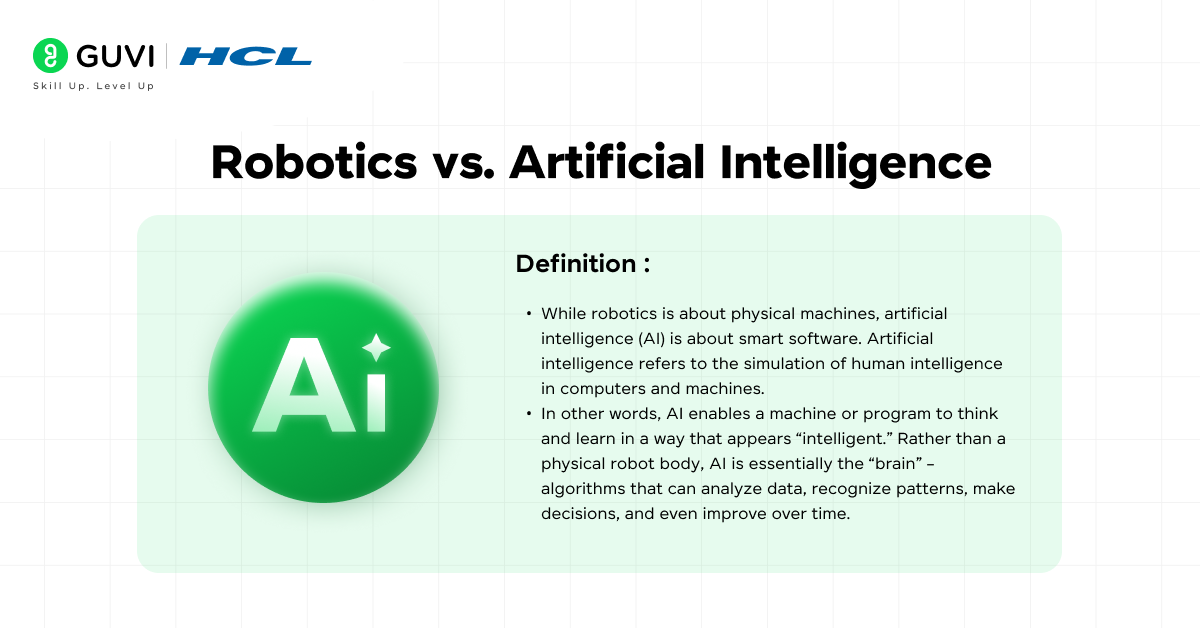 Robotics and Artificial Intelligence