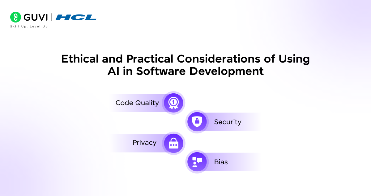 Ethical and Practical Considerations of Using AI in Software Development