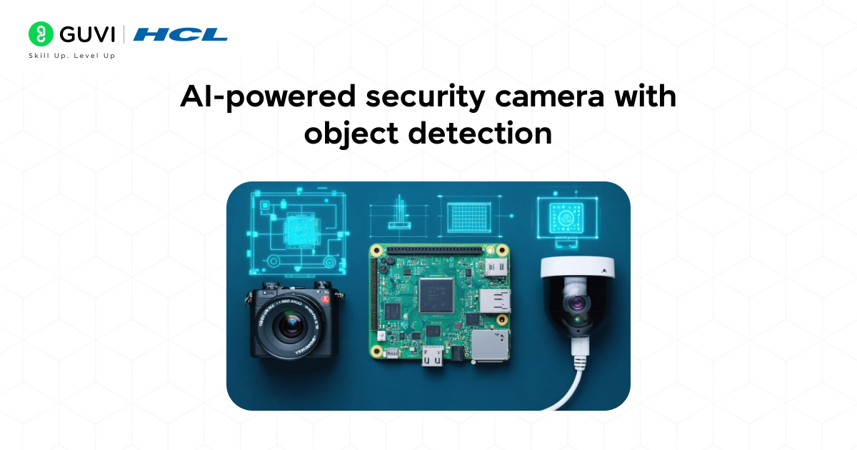 AI powered security camera with object detection