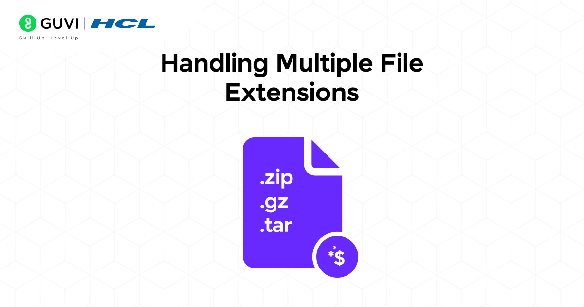 Handling Multiple File Extensions
