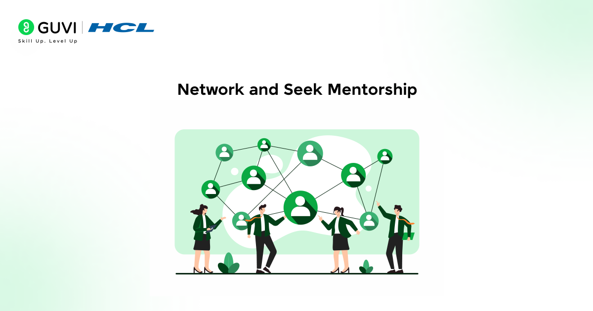 How to Change Your Career from Marketing to Data Science? 8 Networking visual showing LinkedIn connections and mentorship