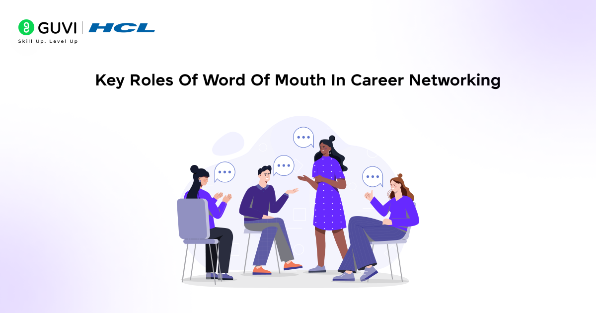 Infographic showing Key Roles Of Word Of Mouth In Career Networking
