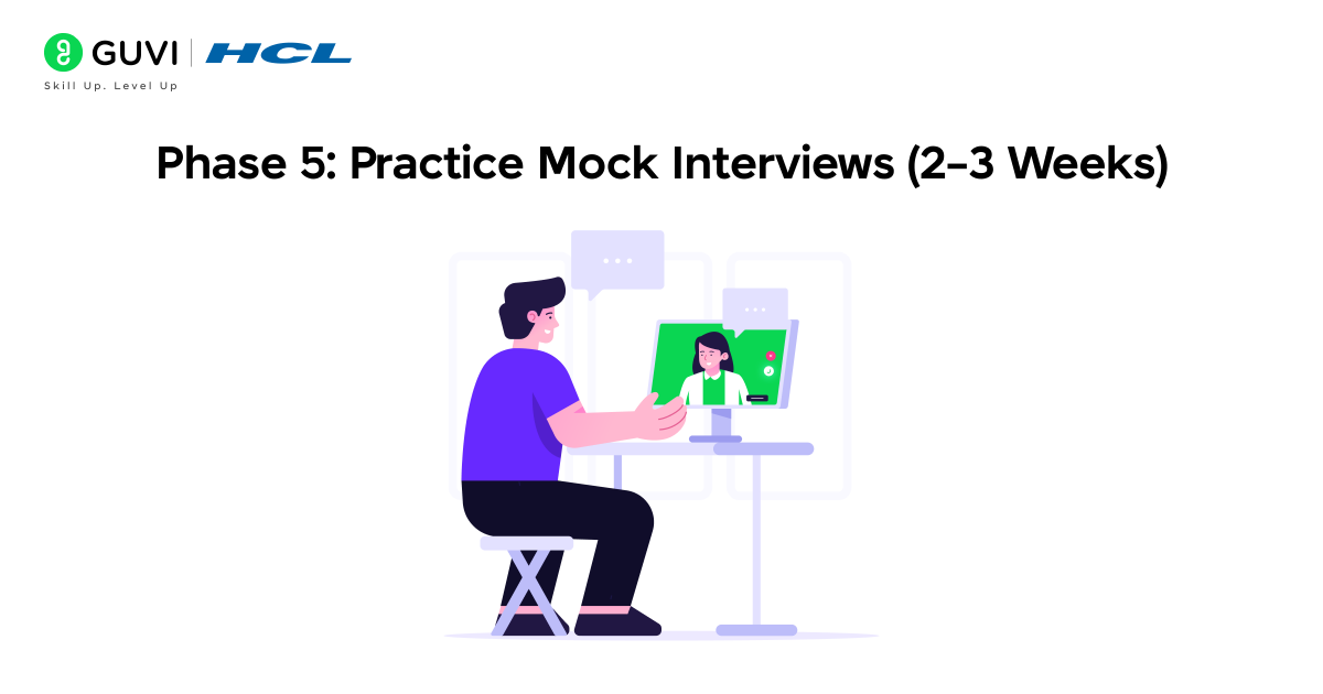How to Prepare for Coding and Technical Interview Rounds? 7 A virtual interview setup where one person codes while another evaluates, representing mock interview practice.