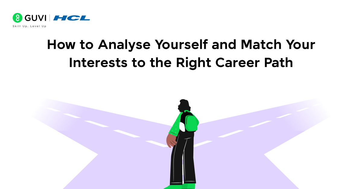Infographic  showing how to analyze and choose the right career path.