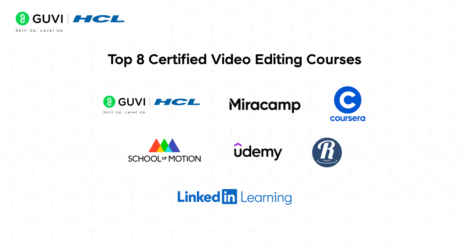 Video Editing Courses That Actually Get You Certified