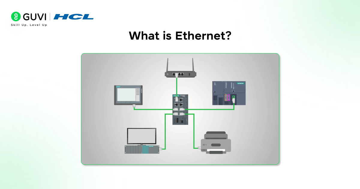 illustration of an ethernet.