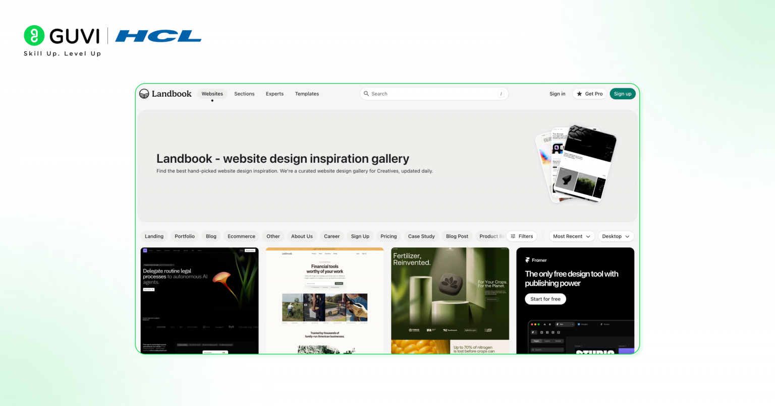 10 Websites of CSS Designs for Inspiration