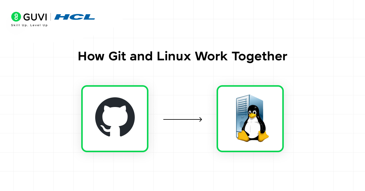 Why Git and Linux Are Non-Negotiable 3 Illustration showing how git and linux work together.