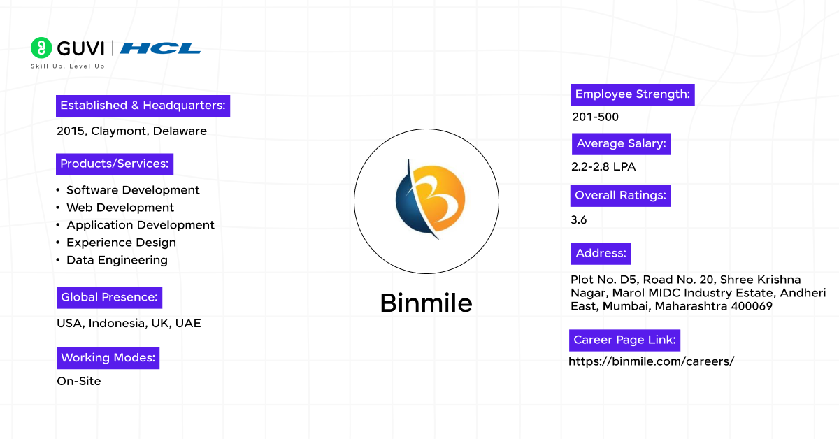Top 10 Web Development Companies in Mumbai 7 Binmile
