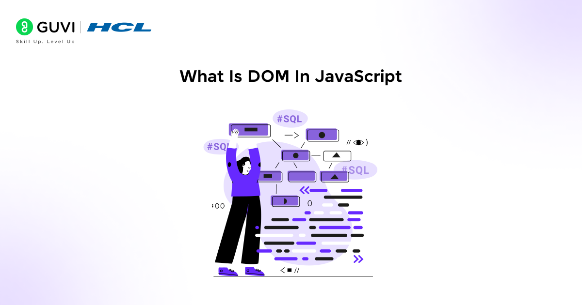 What Is DOM In JavaScript 1 Illustration showing what is DOM in javascript.