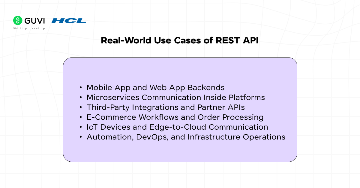 Real-World Use Cases of REST API