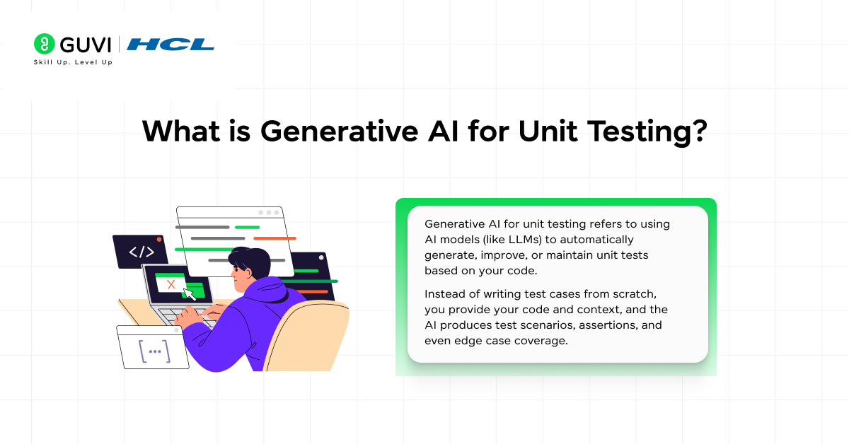 What is Generative AI for Unit Testing?