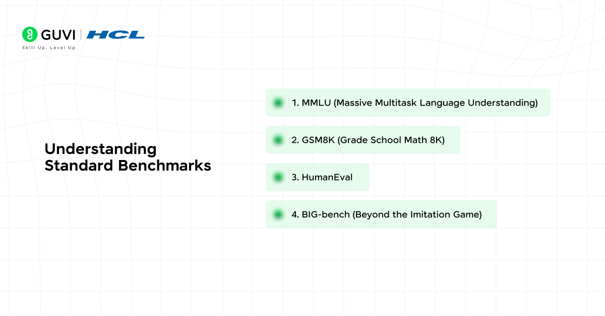 Understanding Standard Benchmarks