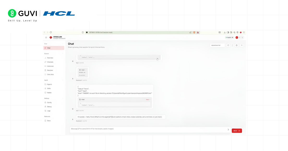 OpenClaw Tutorial 2026: Installation for Your First Chat Setup 9 8