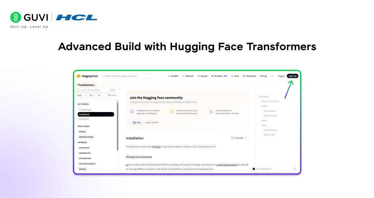 Advanced Build with Hugging Face Transformers