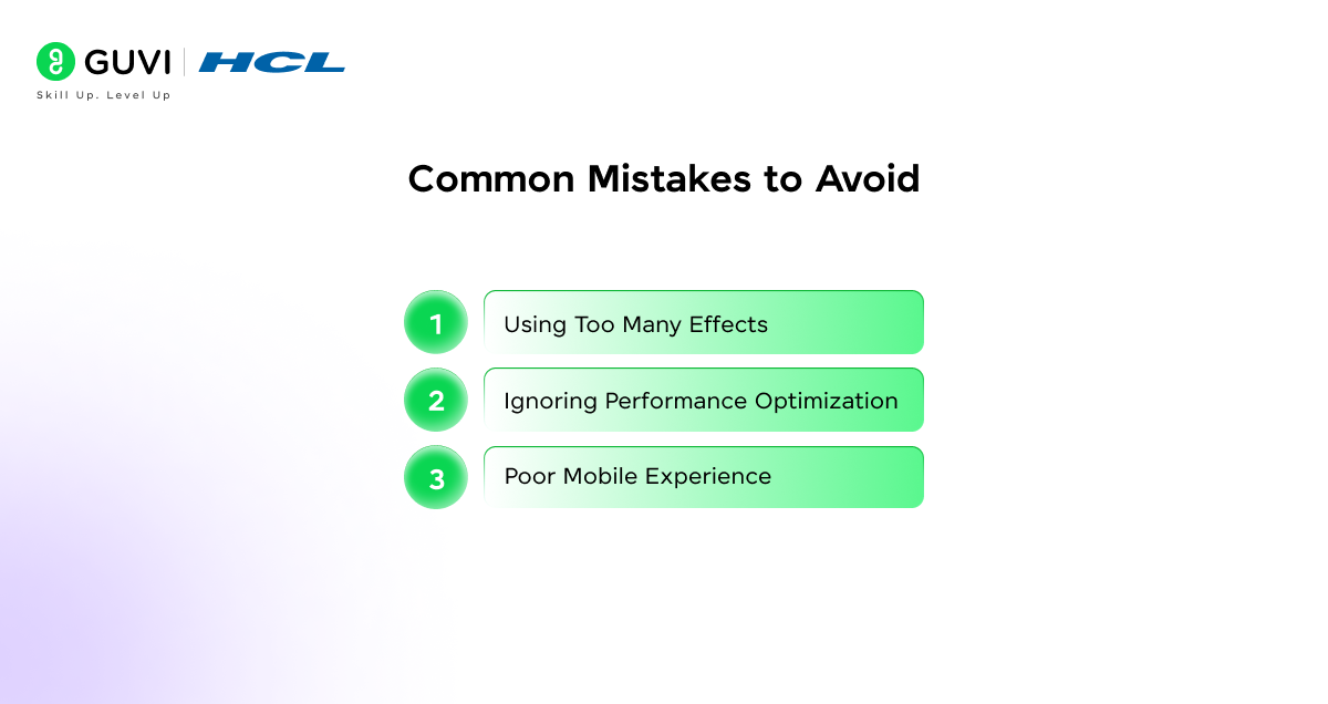 Modern Parallax Scrolling: Techniques, Tools, Practical Guide 4 Common Mistakes to Avoid