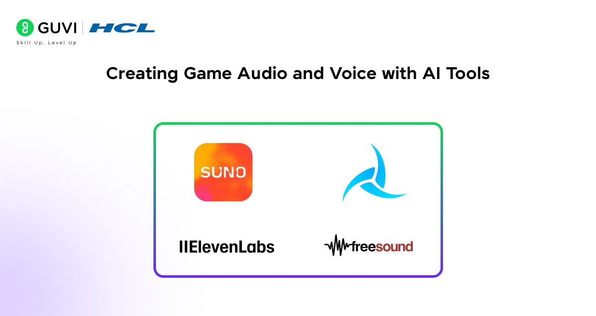 Creating game audio and voice with AI tools