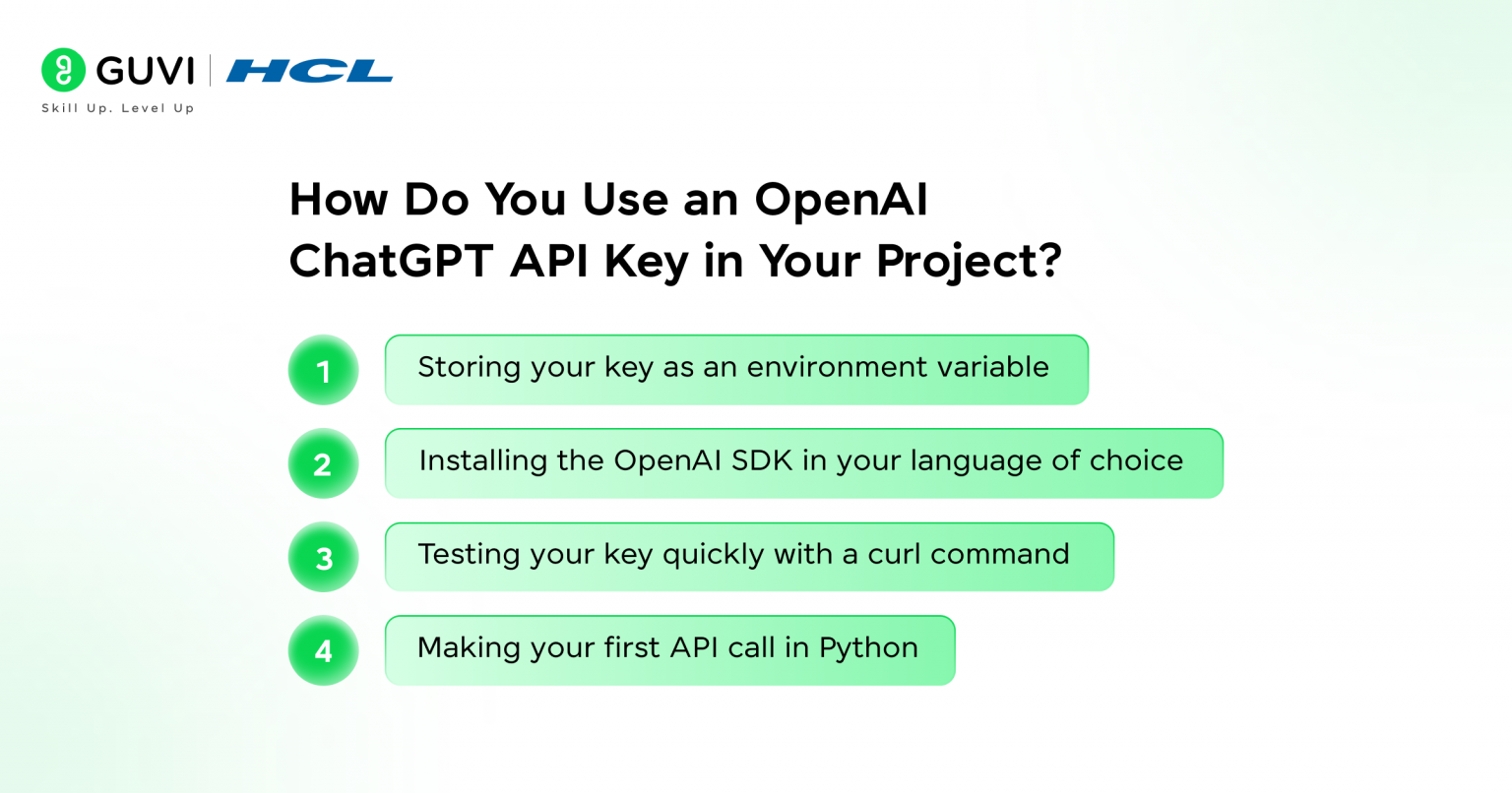How to Create and Use an OpenAI ChatGPT API Key (2026)