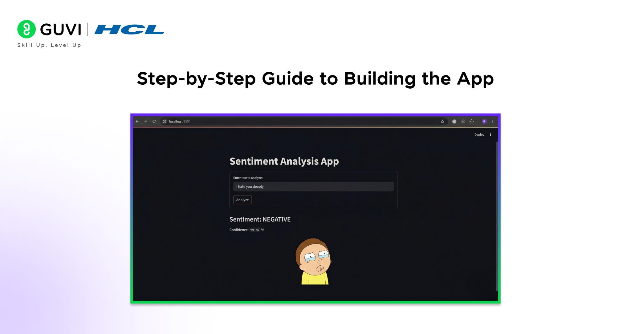 Creating a Sentiment Analysis App with Hugging Face and Streamlit