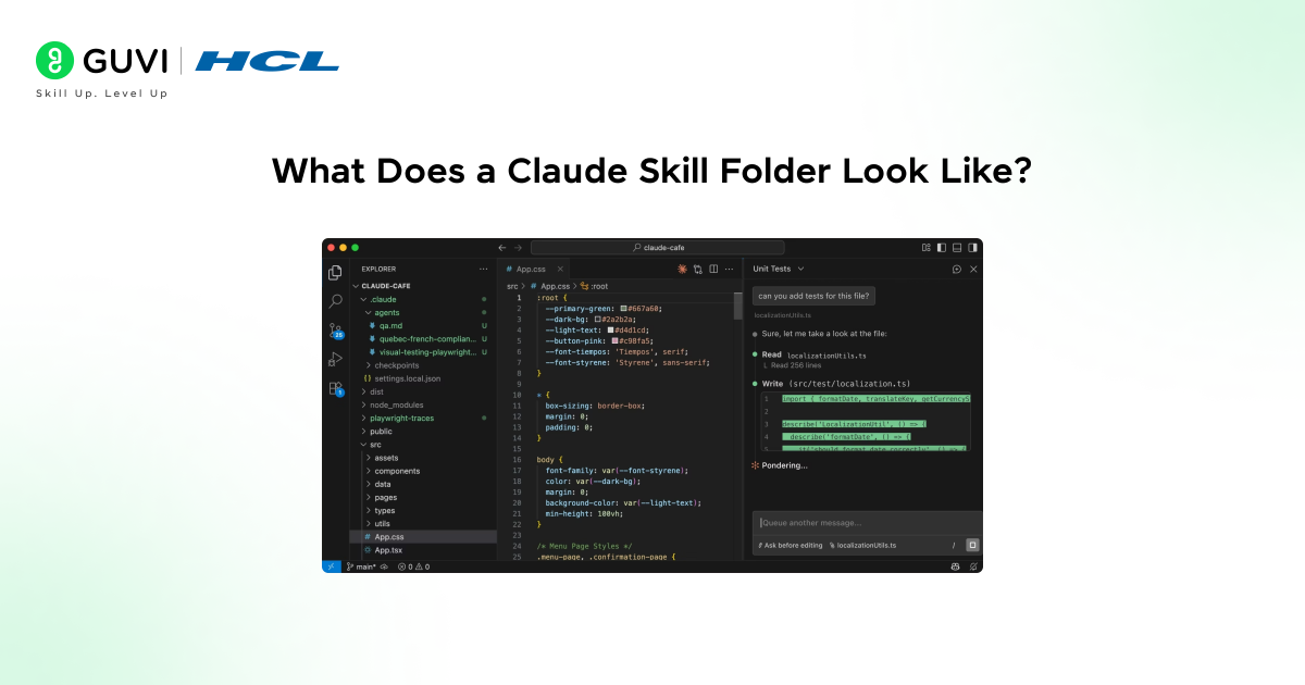 What does a Claude Skills folder look like