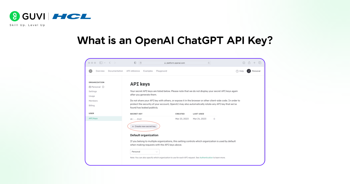 What is an OpenAI ChatGPT API Key